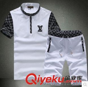 4.1夏裝上新 2015高端純色男士短袖T恤套裝，廠家直銷引爆批發代理市場